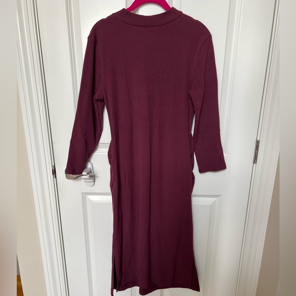 Old Navy Maternity Ribbed Mock Neck Sweater Dress - Picture 2 of 4